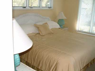 Master bedroom with lagoon view