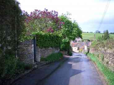 View down lane
