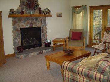 Great Room with gas fireplace