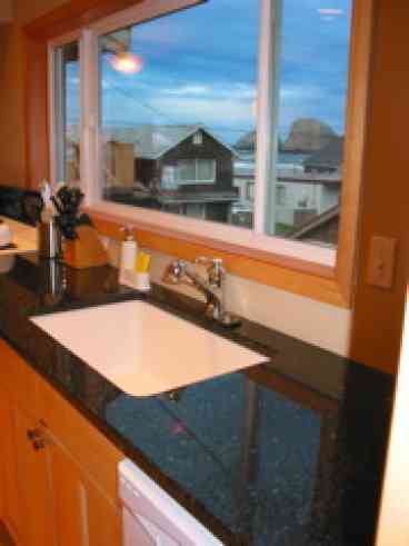 Kitchen looking west