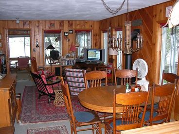 View of the Pines dining/living room area.