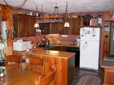 The Pines features a fully equipped kitchen.