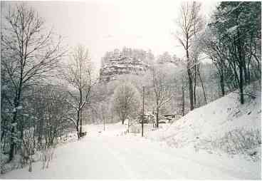 Wintery Big Rock