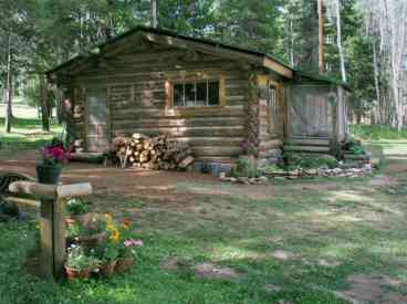 Woody's is one of our main cabins- right next to the spring