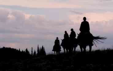 Riding into the Sunset