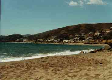 the beach