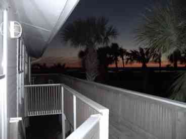 View of the Sunset from the Side Deck