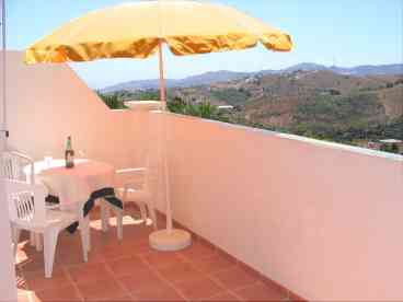 Large sunny terrace