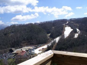 Fabulous direct view of Ober Gatlinburg ski area