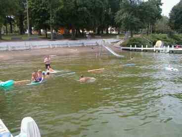 Swim beach area