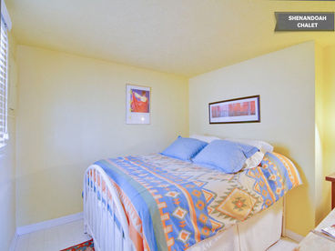 2 bedrooms with firm queen beds. Fresh clean linens provided.