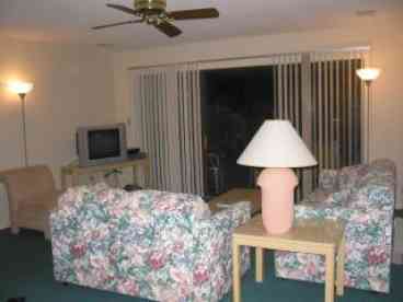Living Room with Access to Patio.