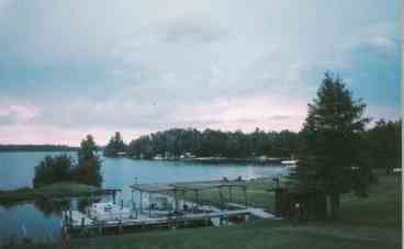 Sheltered harbor.