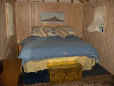 Inside Bunkie = King Bed