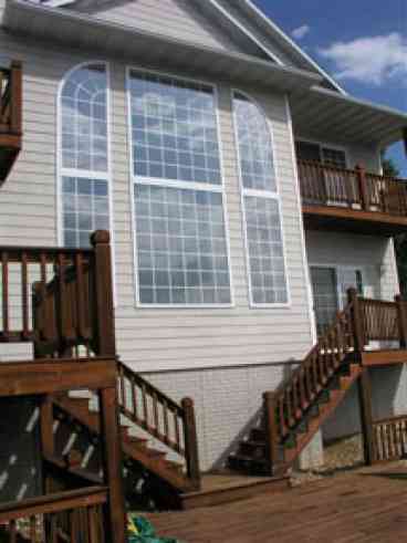 Lake of the Ozarks, Cimarron Bay Vacation Home, View of home from Deck