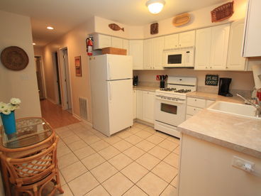 Fully equipped kitchen.  All appliances and amenities