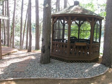 View of Screened Gazebo