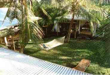 View of the central courtyard from the master bedroom.