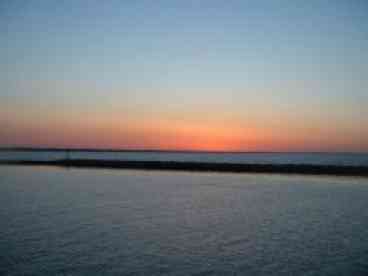 What a way to end a wonderful day! A short bike ride away!