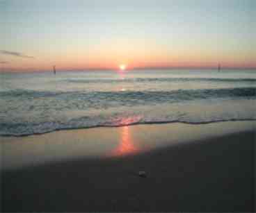 Sunset on Beach