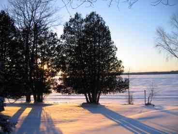 Winter at Burt Lake