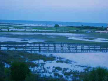 Ocean and Marsh View at High Tide