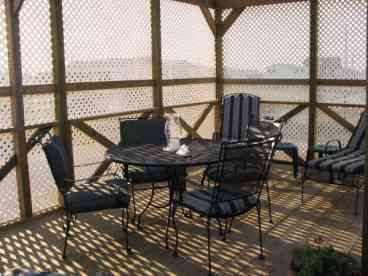 Very Private Deck for sunning and dining
