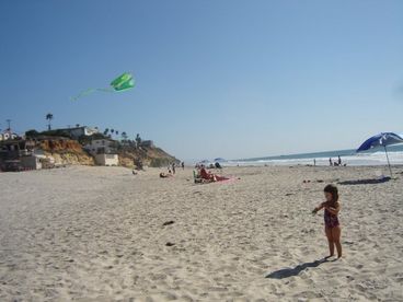 This beach is so family friendly. Newly remodeled, and a new park at the east end