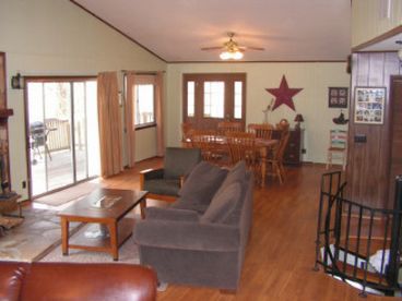 Dining area and family room