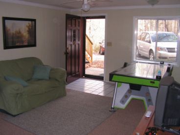 Downstairs family room