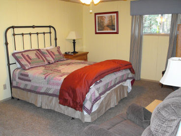 Spacious downstairs queen bedroom