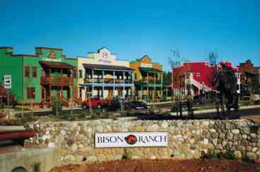 The main entrance to Bison Ranch is located on Bison Ranch Trail, right off Highway 260 in Overgaard, AZ. 