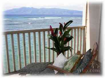 Gaze at Molokai from your lanai