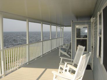 View from the front portion of the deck