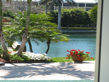 pool/lanai area