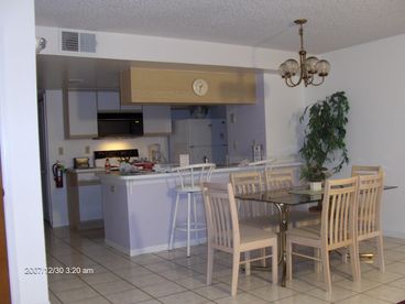 Large Dining & Kitchen Areas