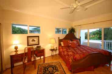 Master bedroom with private Jacuzzi