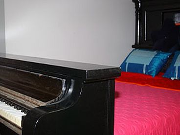Full bed made from a player piano