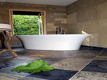 Bubble Bathtub & French window