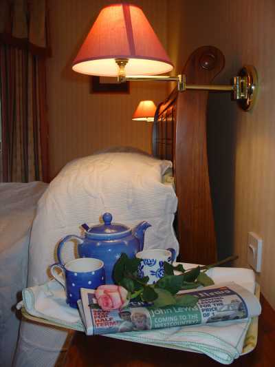 Breakfast tray  in Master bedroom