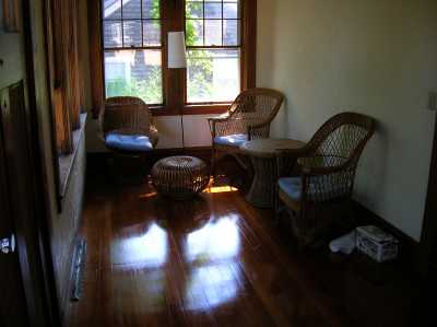 Enclosed Porch at front of house