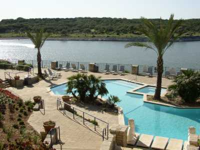 Enjoy the newly renovated outdoor pool while taking in the gorgeous lake views!