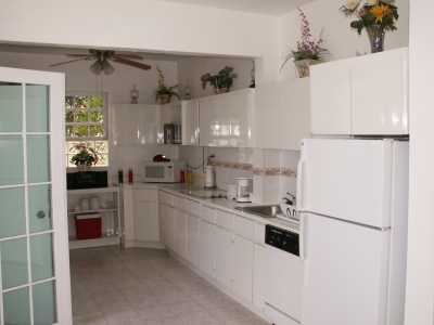 The kitchen is spacious and fully equipped