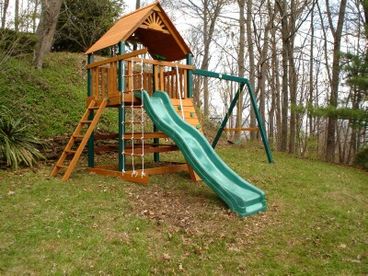 Fort, Slide, Swings