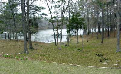 View from West side of deck