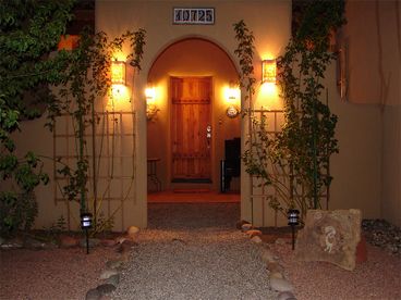 Front Entrance in the evening
