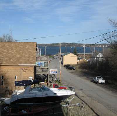 View from the master bedroom, second floor.