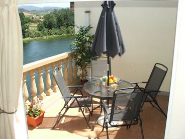 The roof terrace