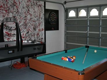 New Games Room with Pool, Air Hockey, Darts 