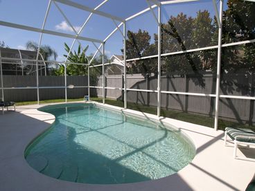 Fully Fenced yard - South west Facing - Totally Private Pool area with Lanai and hot Tub